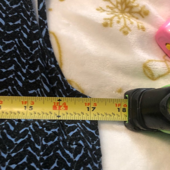 Truth + Style Blue and Black Hi -Low Sleeveless Dress GUC - Picture 5 of 8